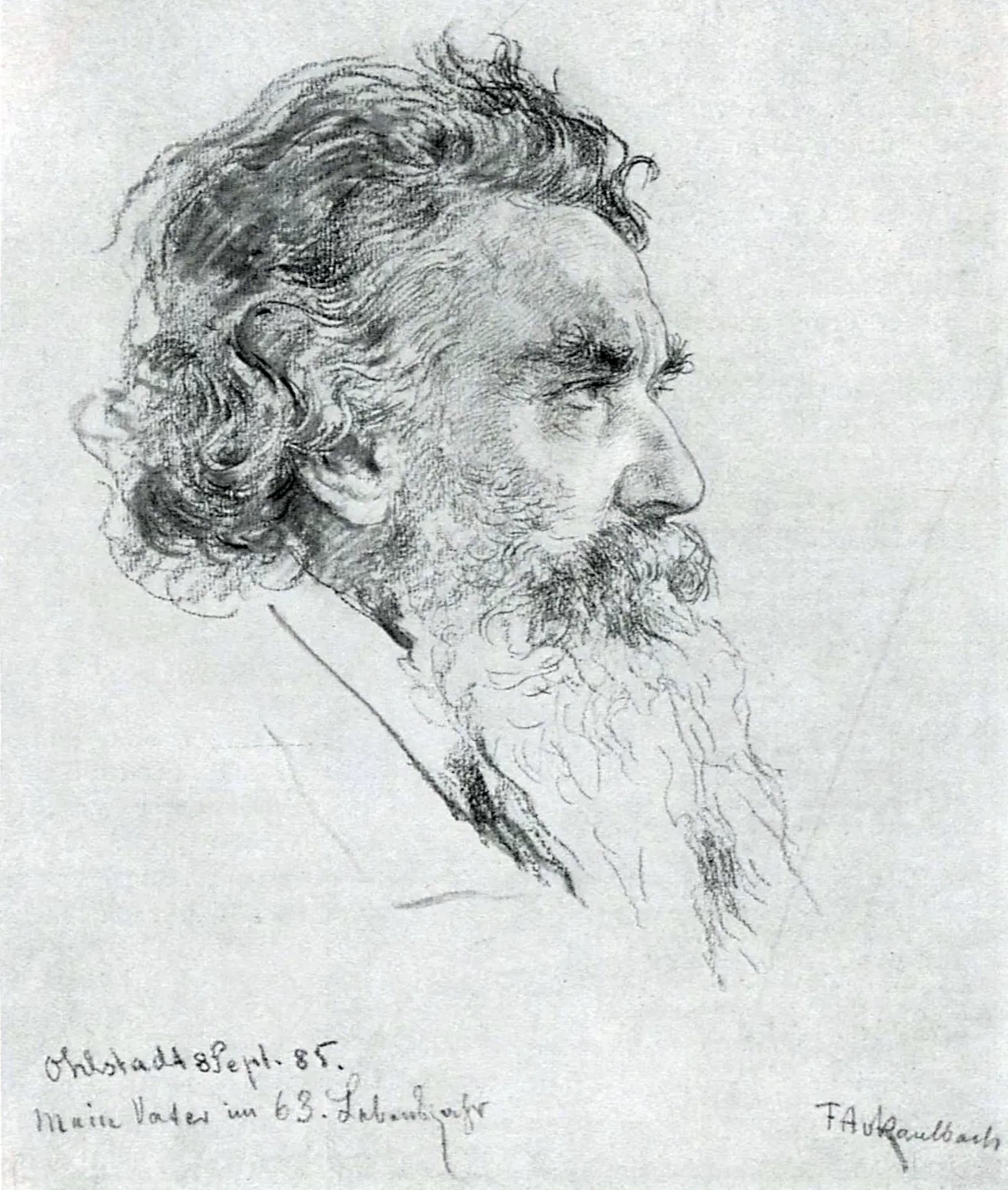 Mio padre Friedrich Kaulbach settembre - 1885